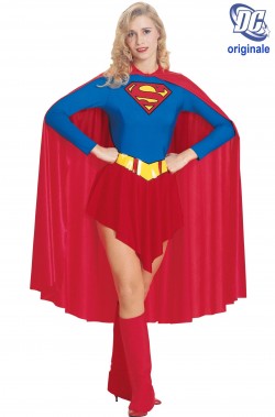 Costume carnevale donna cosplay supereroina Supergirl