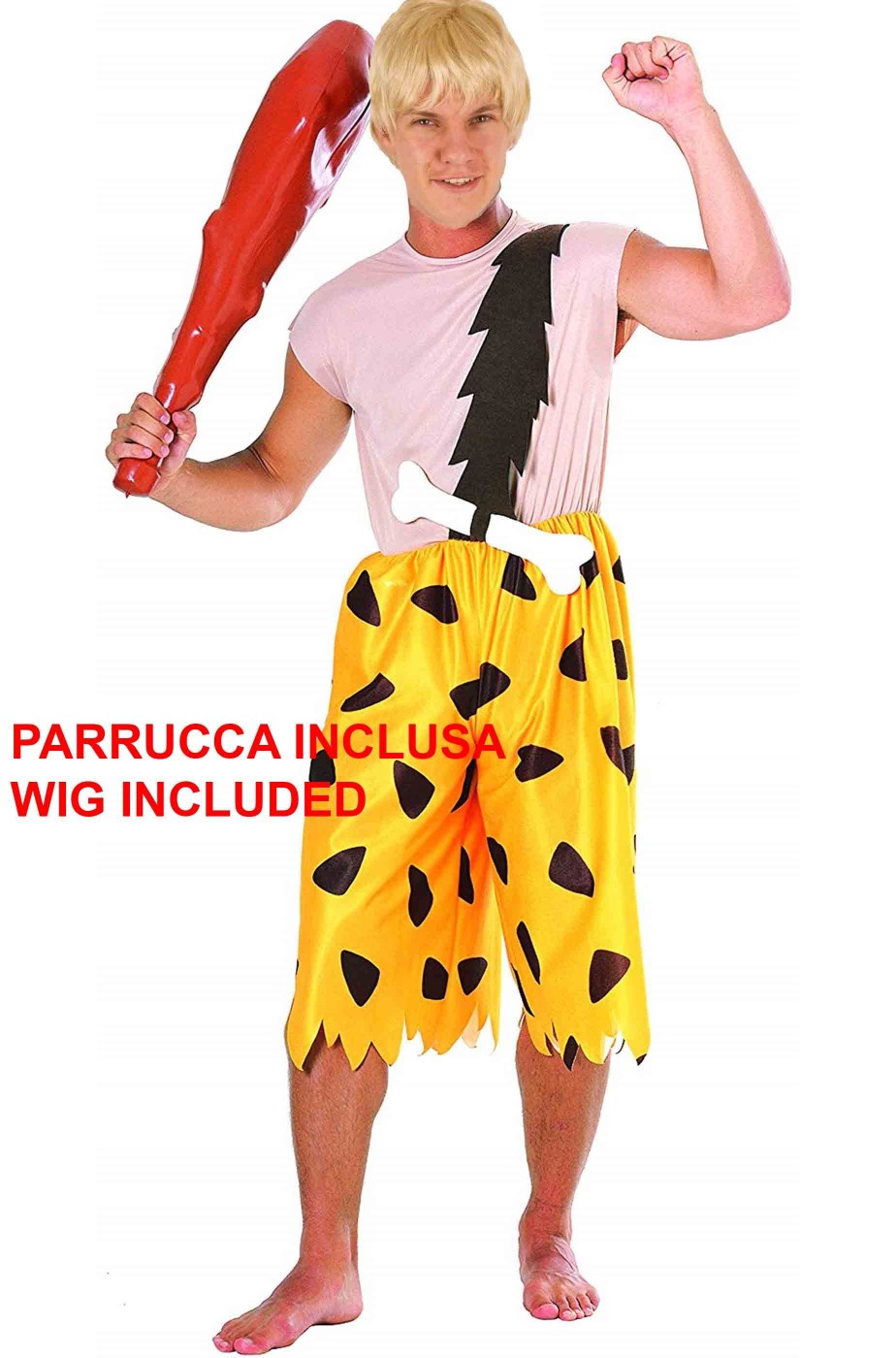 Costume di Carnevale da adulto Bam Bam dei Flintstones