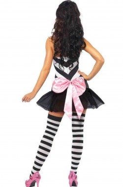 costume donna adulta detenuta o carcerata bandita