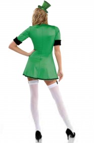 Costume carnevale da donna Elfa di San Patrizio Leprecauno