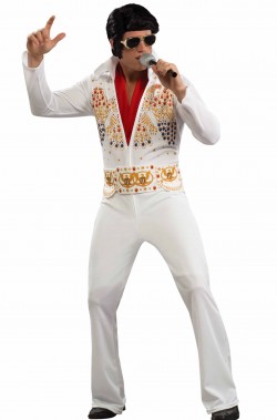 Costume carnevale Elvis Presley imitazione abito Alhoa Eagle