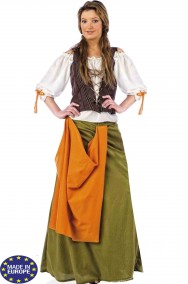 Costume donna locandiera o taverniera pirata zingara