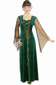 Costume carnevale donna dama medievale rinascimentale ginevra