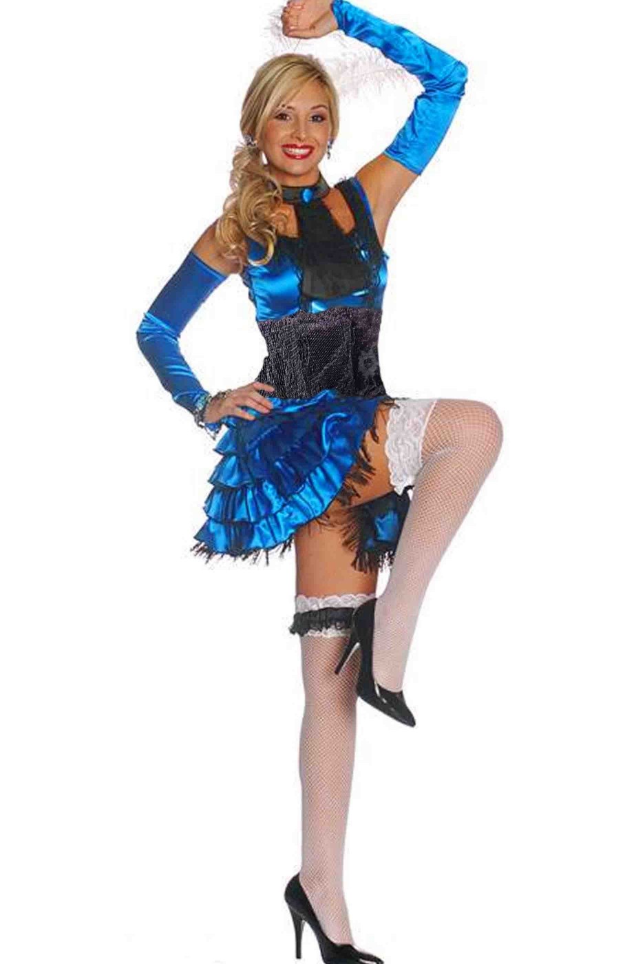 Costume donna Ballerina del Can Can Burlesque Saloon Girl Costume donna Ballerina del Can Can Burlesque Saloon Girl