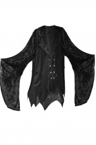 Camicia donna nera strega burlesque