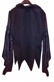 Camicia donna nera strega burlesque