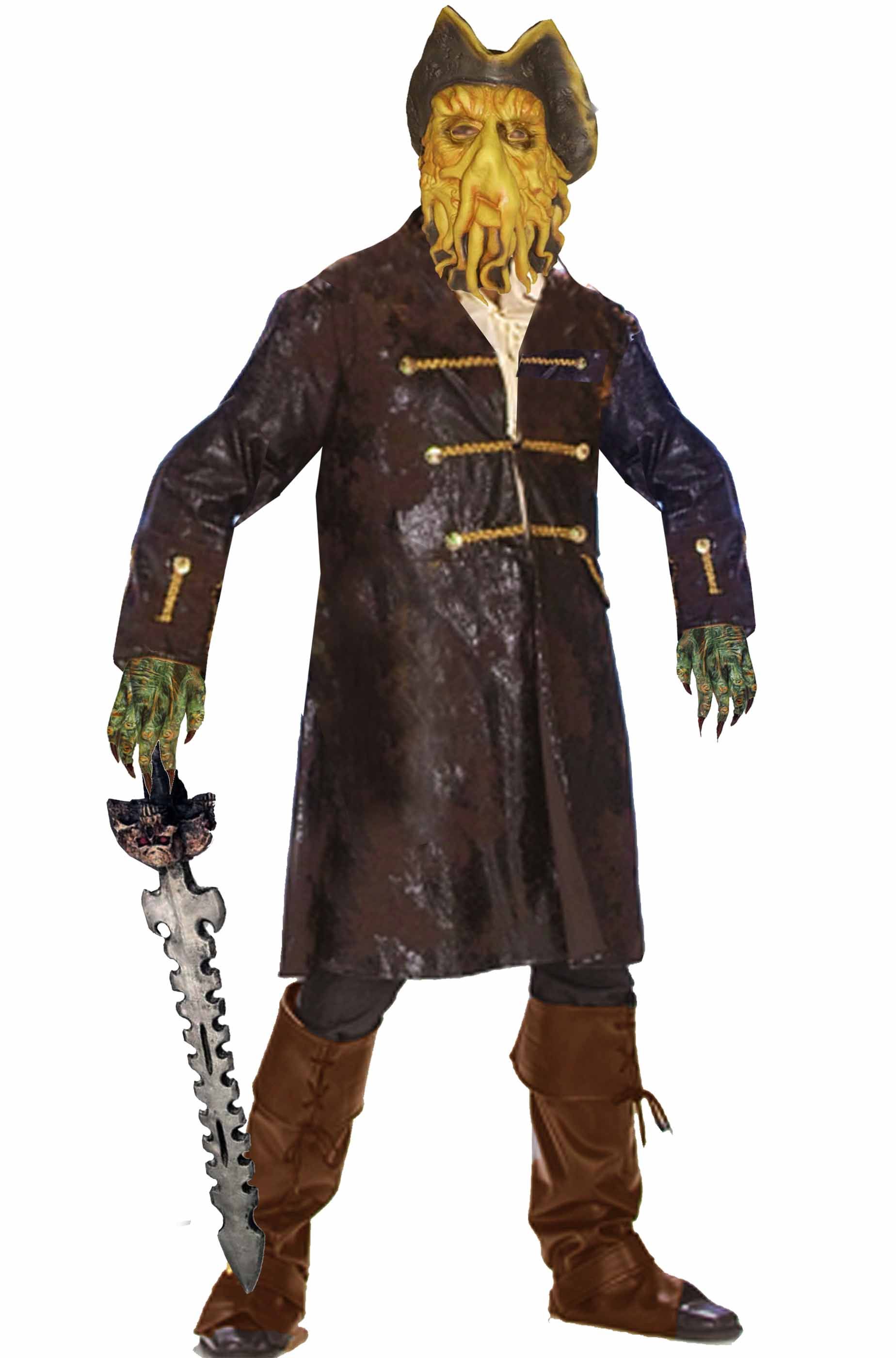 NUOVO Pirati maledizione Costume Make Up Set Accessorio