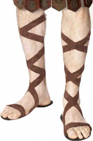 Sandali Antico Romano con suola di neoprene e schiava effetto scamosciato