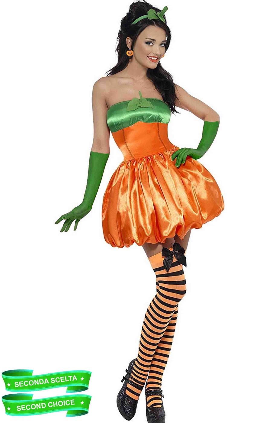 Costume donna zucca di Halloween SECONDA SCELTA