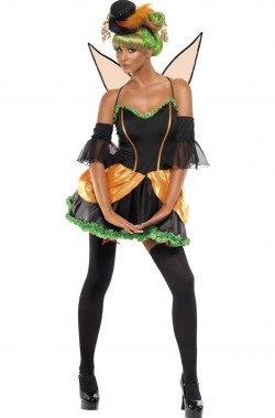 Costume carnevale o halloween donna fata zucca