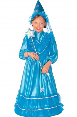 Costume di carnevale Bambina da Fatina Blu fata turchina