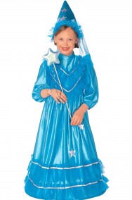Costume di carnevale Bambina da Fatina Blu fata turchina