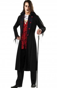 Costume Halloween adulto vampiro reale vittoriano