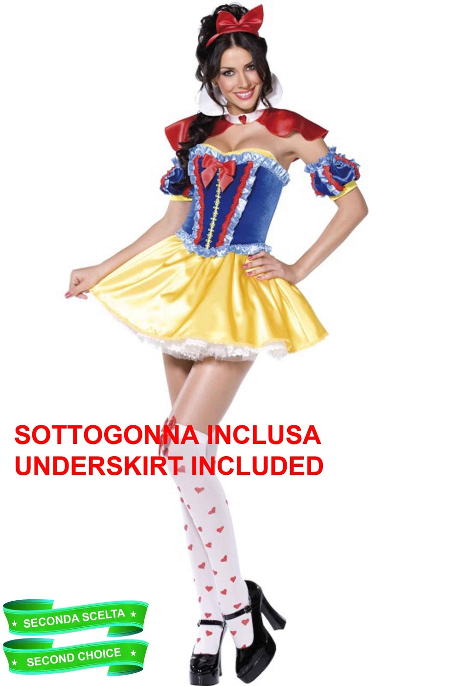 Vestito di Carnevale da donna Biancaneve Disney