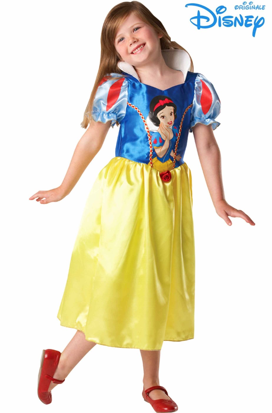 Vestito bambina Biancaneve Carnevale vestitino compleanno 1-10 anni 