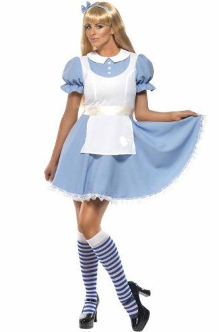 Costume di Alice nel Paese delle Meraviglie con grembiulino