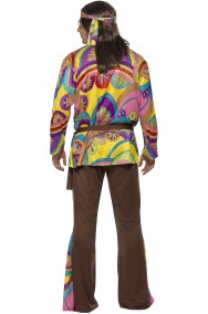 Costume anni 70 psichedelico Hippie Style uomo