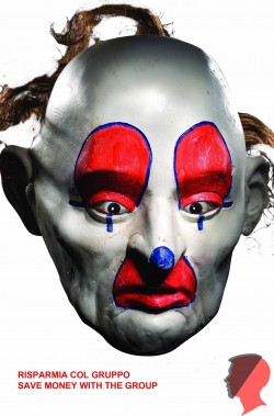 Maschera del clown del Joker Dopey rapina alla banca The Dark Knight