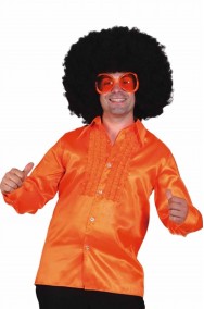 Camicia uomo anni 70 arancio