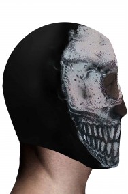 Maschera da teschio per Halloween elasticizzata