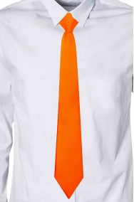 Cravatta arancione elegante larghezza media