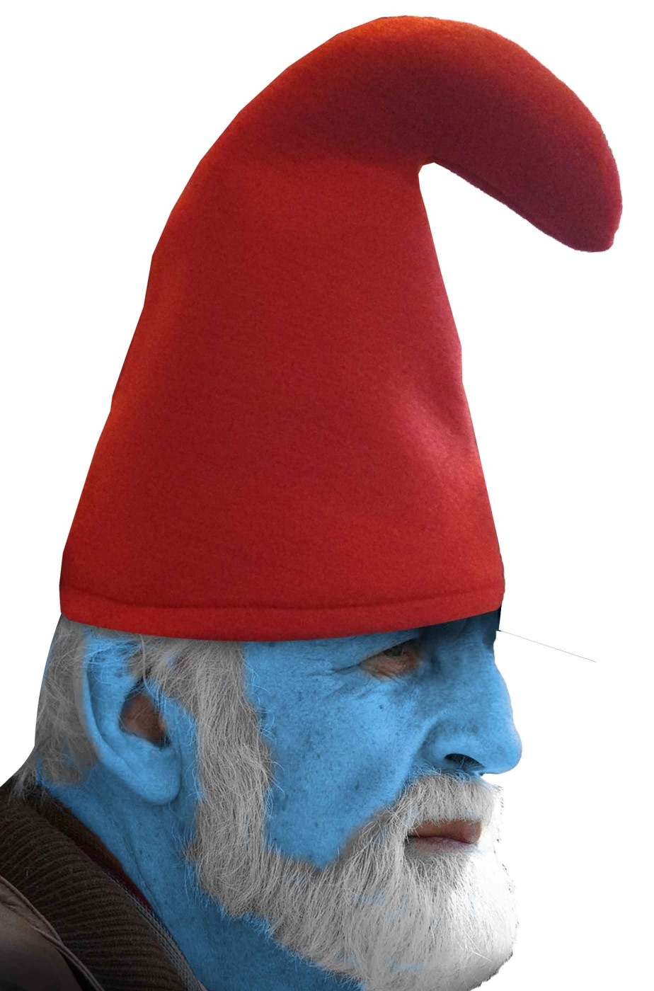 Cappello rosso grande puffo a punta