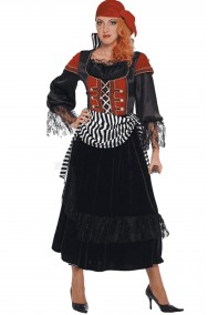 Vestito di carnevale da Piratessa De Luxe Angelica