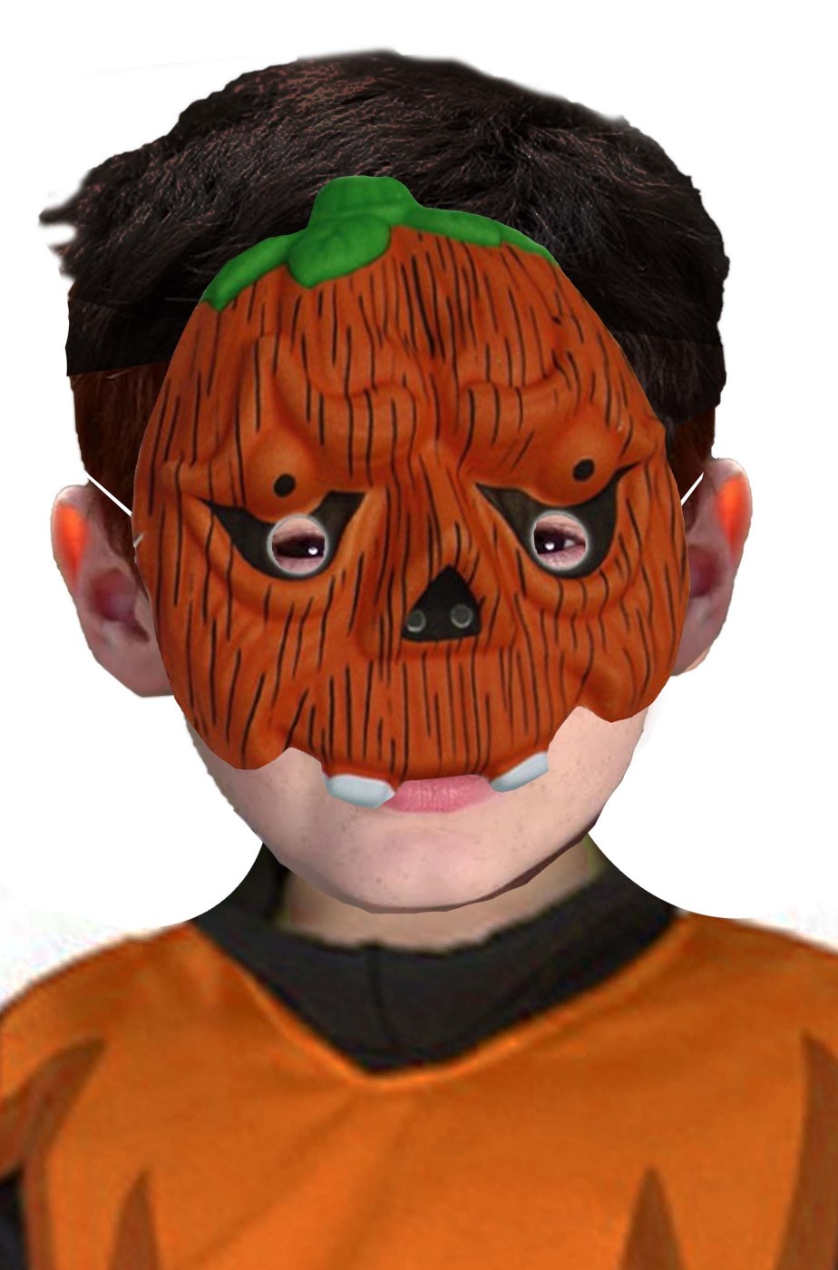 Maschera Halloween economica da zucca da bambino