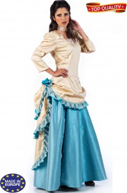 Vestito di carnevale dama vittoriana inglese
