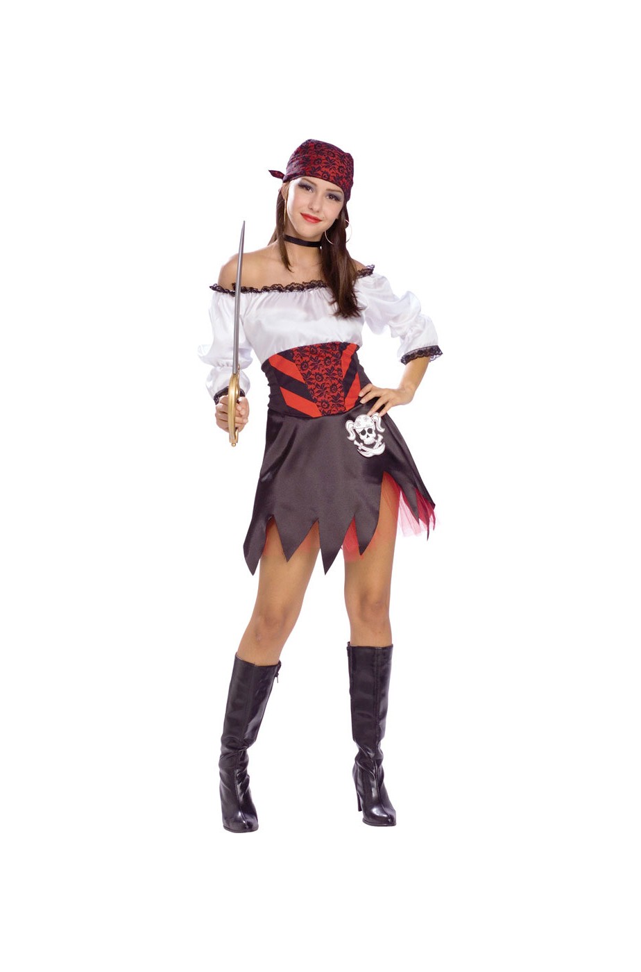Costume carnevale o halloween da donna piratessa sensuale