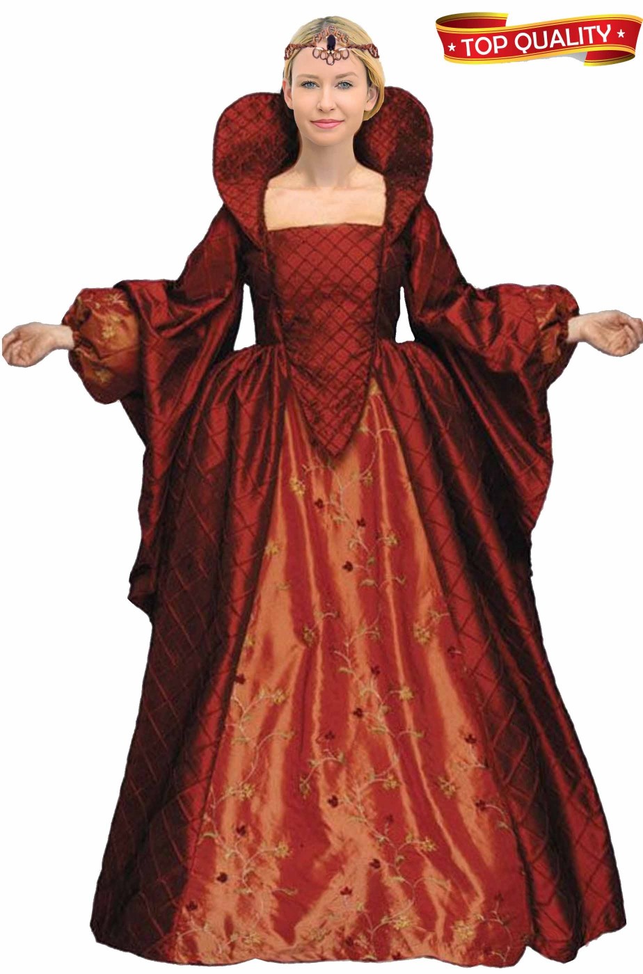 Costume Regina Elisabetta replica del film Elizabeth