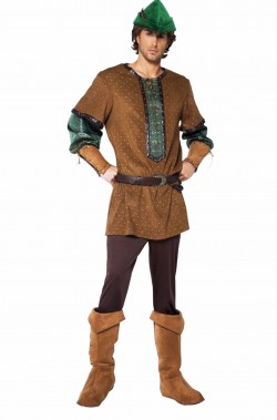 Vestito carnevale da Robin Hood medievale adulto