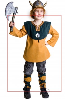 Vestito di carnevale bambino da vichingo