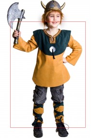 Vestito di carnevale bambino da vichingo