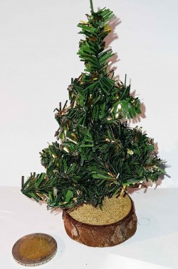 Abete albero di Natale finto piccolo per presepe diorami