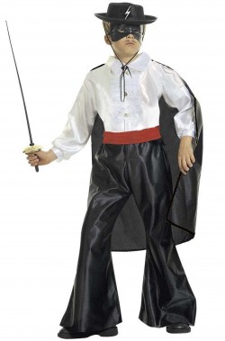 Vestito di carnevale Bambino Zorro elegante