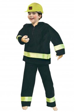 Costume carnevale bambino da pompiere ingegnere di cantiere