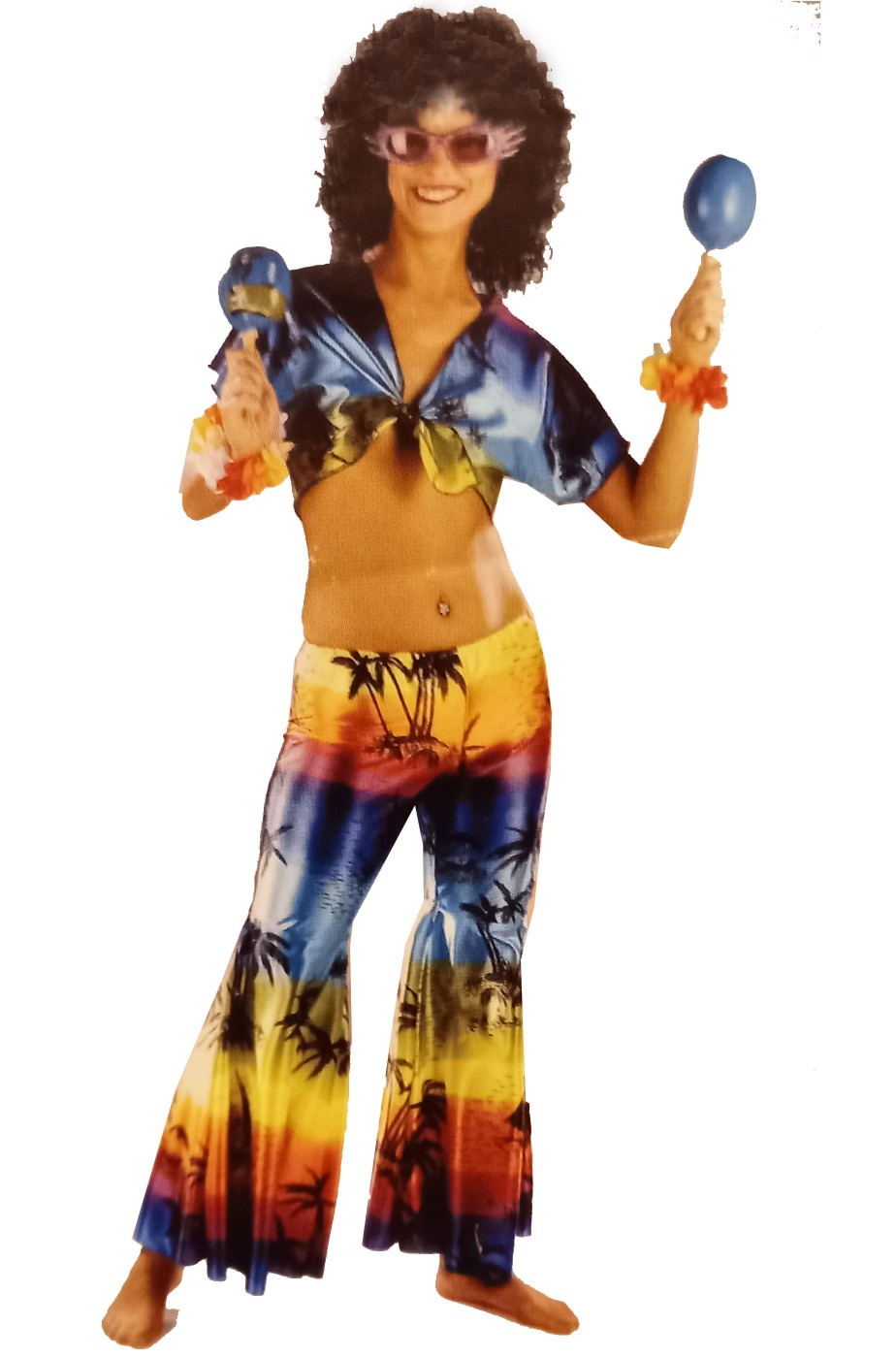 vestito da donna arcobaleno stile brasiliano