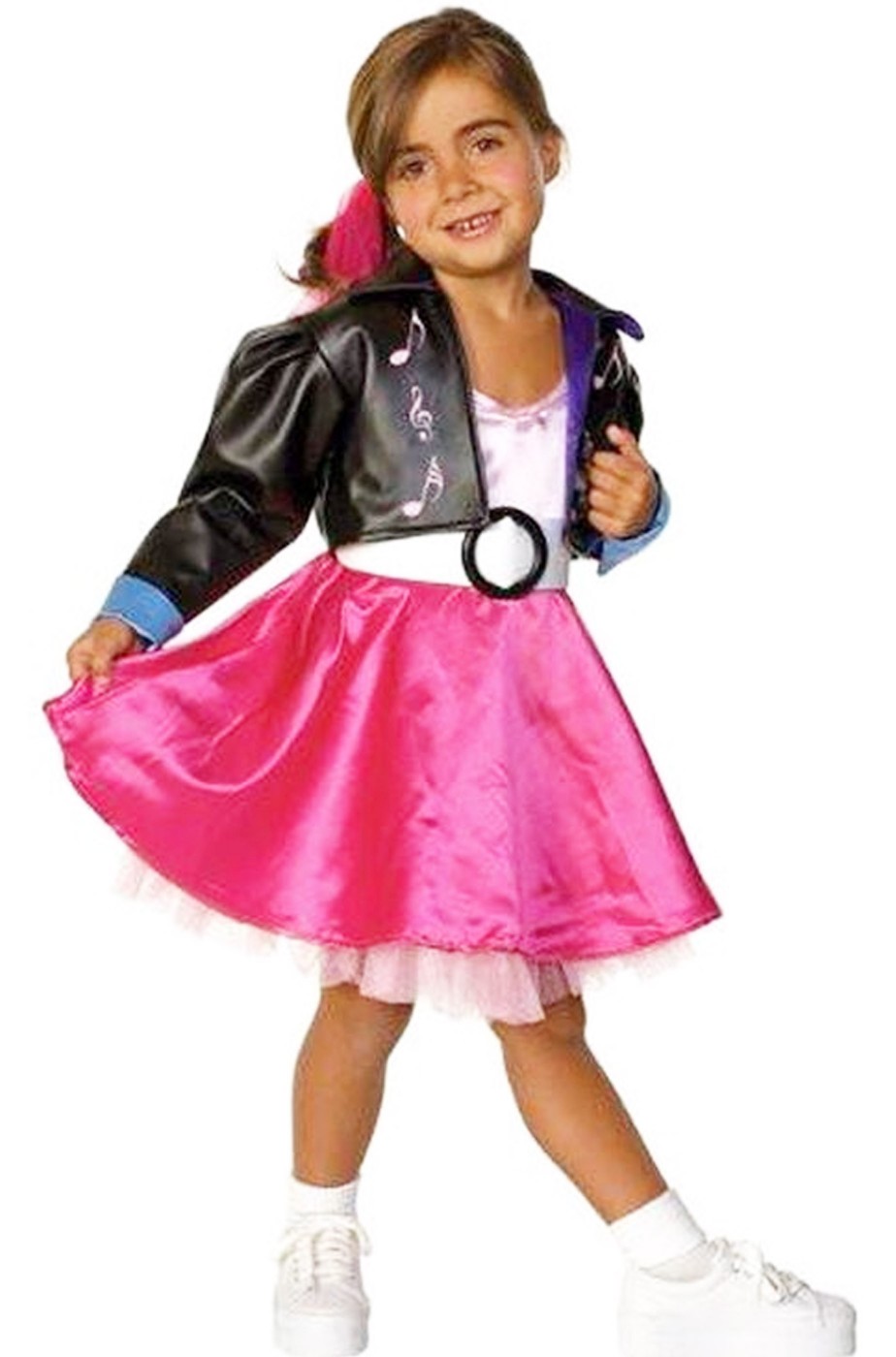 Costume anni 50 grease bambina pop star