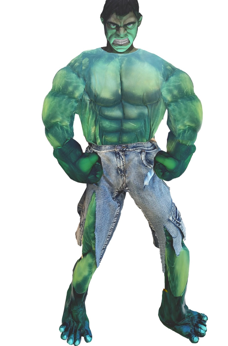 Costume di Hulk adulto cosplay artigianale