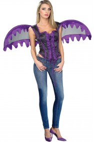 Set costume halloween donna da angelo viola