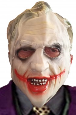 Maschera di carnevale di Joker di heath ledger