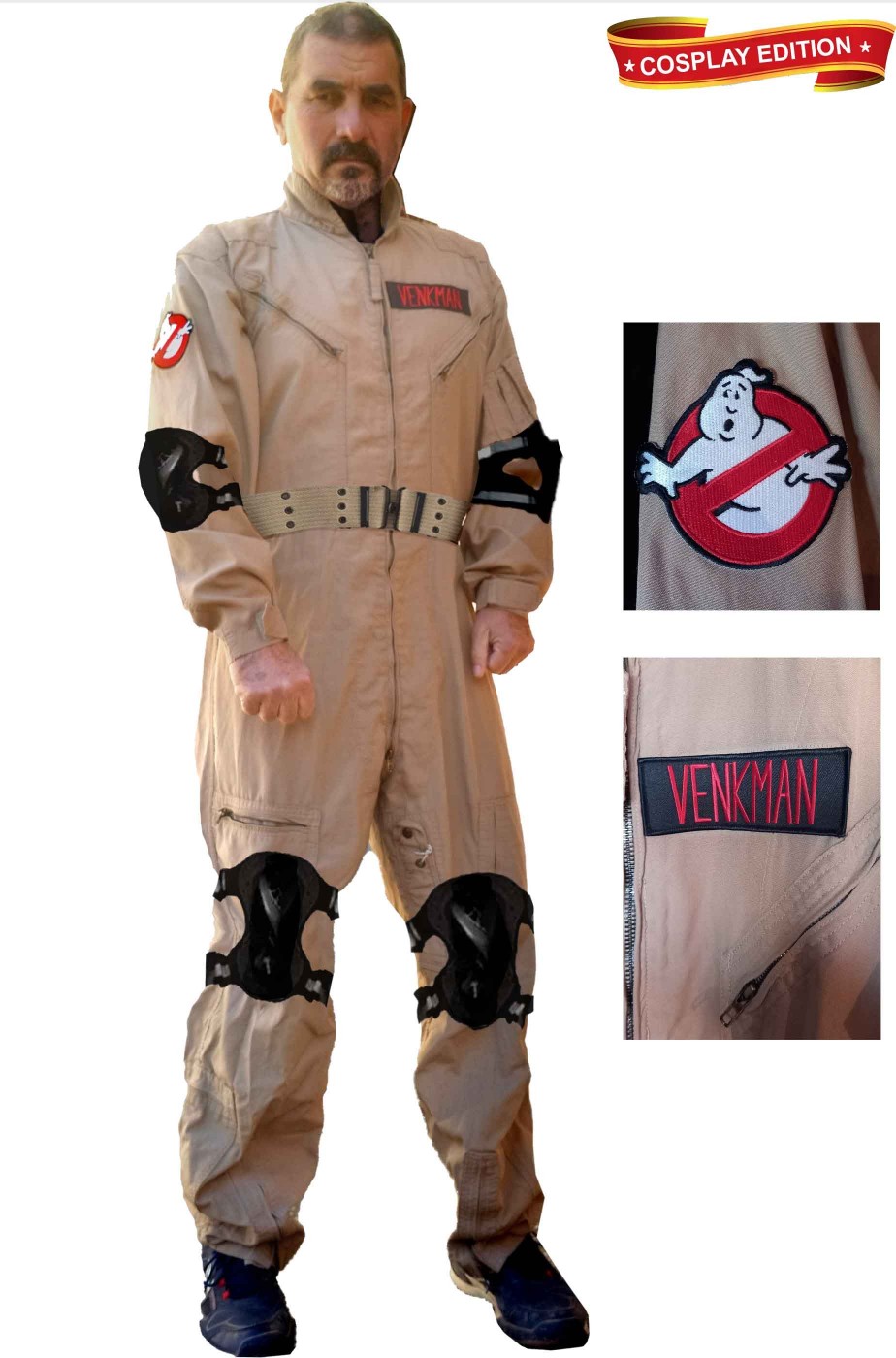 Costume cosplay adulto Ghostbusters Peter Venkman