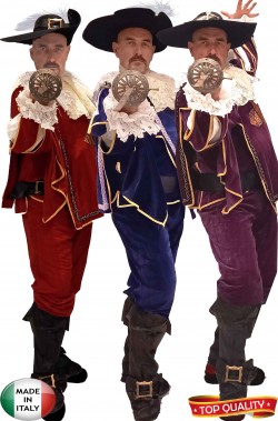 Costumi di scena dei tre moschettieri