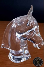 Cavallo di vetro cristallo vero italiano