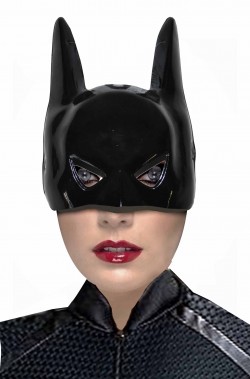 Maschera di carnevale donna pipistrello batgirl