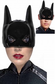 Maschera carnevale batman o batgirl economica