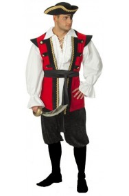 Costume da pirata uomo di qualita'