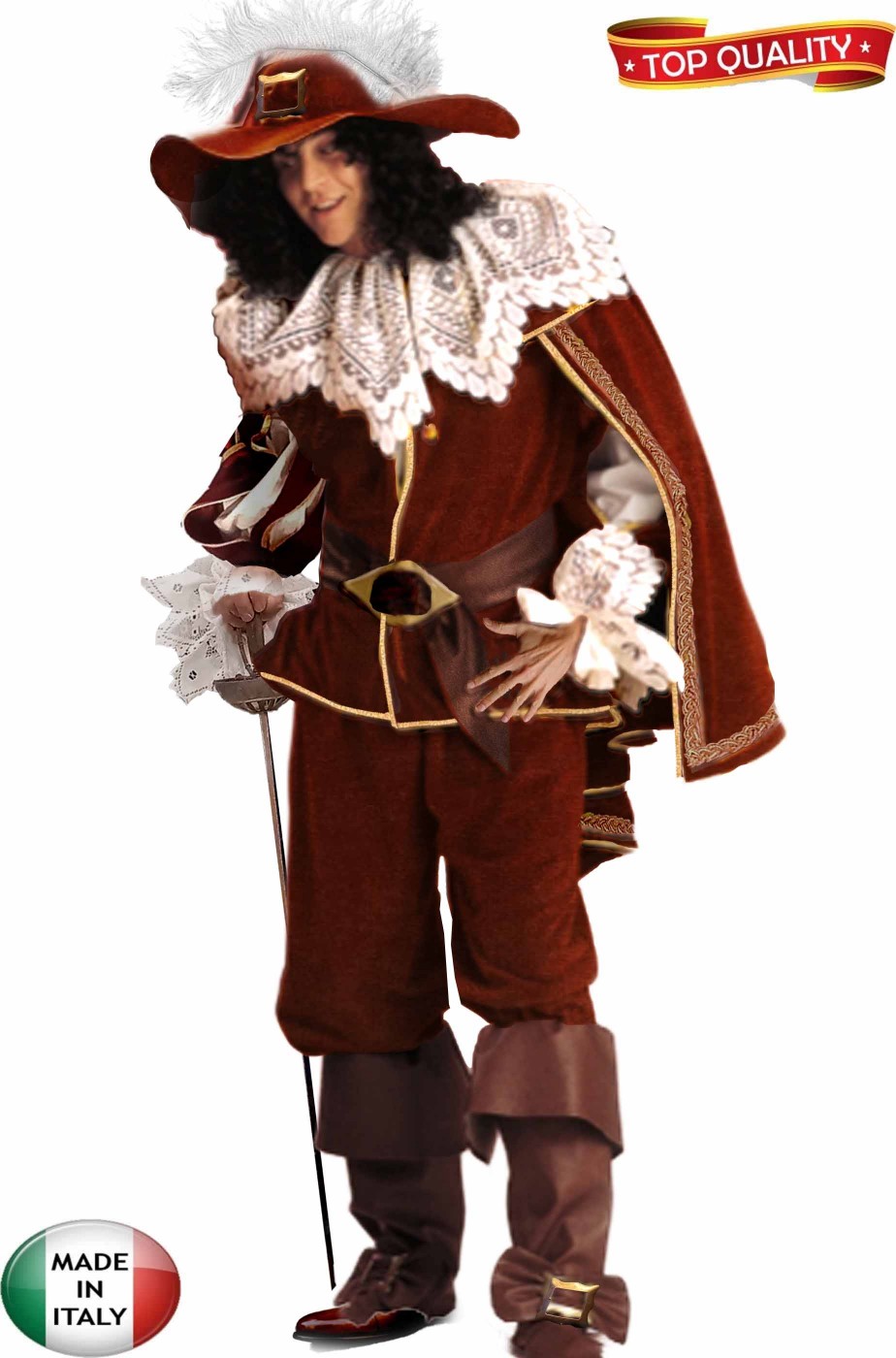 Vestito di D'Artagnan dei Tre Moschettieri