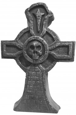 Pietra tombale a forma di croce Halloween